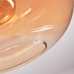 Apedo Plafonnier Ambre, 1 lumière