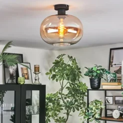 Apedo Plafonnier Ambre, Clair, 1 lumière