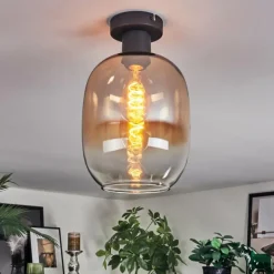Apedo Plafonnier Ambre, Clair, 1 lumière