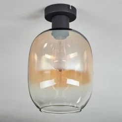 Apedo Plafonnier Ambre, Clair, 1 lumière