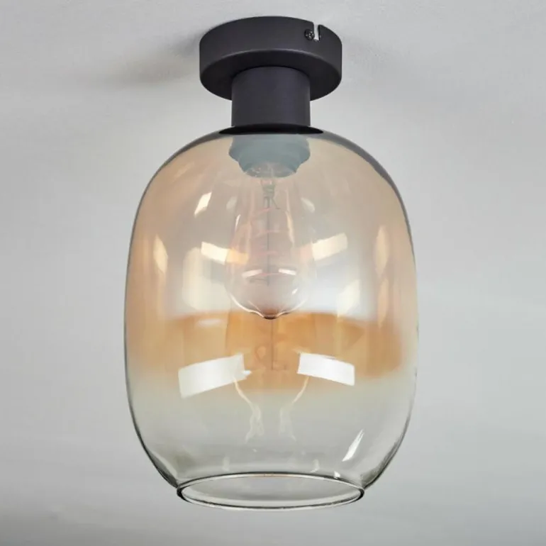 Apedo Plafonnier Ambre, Clair, 1 lumière