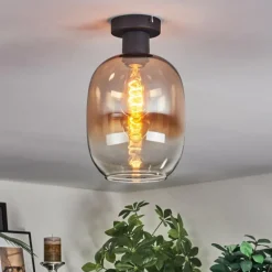 Apedo Plafonnier Ambre, Clair, 1 lumière