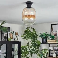 Apedo Plafonnier Ambre, Clair, 1 lumière