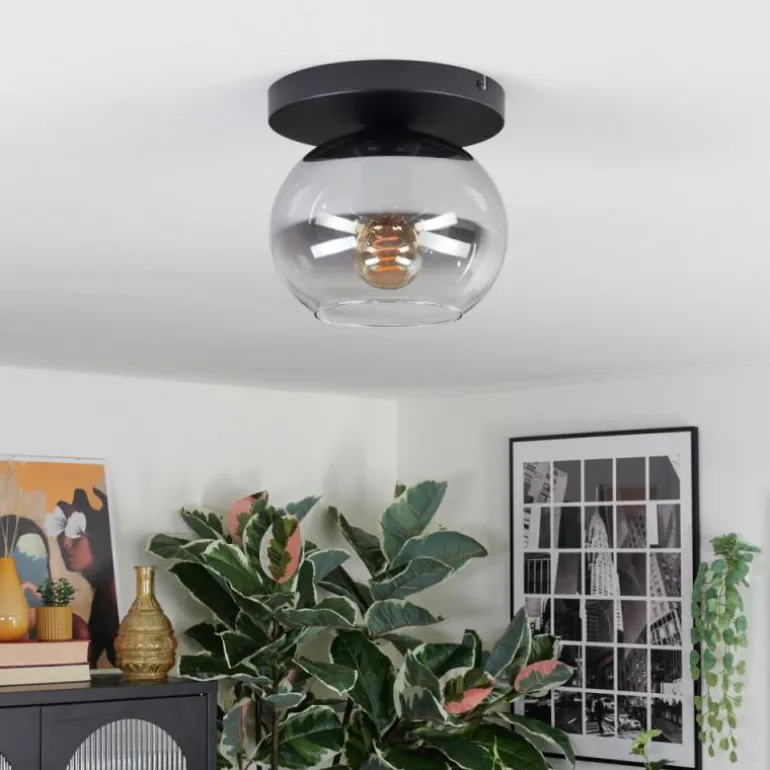 Apedo Plafonnier, Boule lumineuse Clair, Fumé, 1 lumière