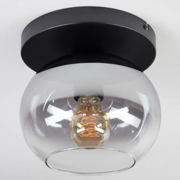 Apedo Plafonnier, Boule lumineuse Clair, Fumé, 1 lumière