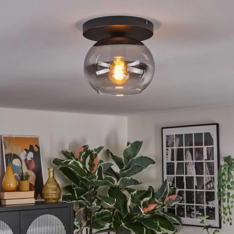 Apedo Plafonnier, Boule lumineuse Clair, Fumé, 1 lumière