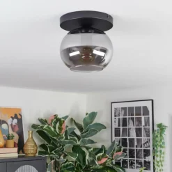 Apedo Plafonnier, Boule lumineuse Fumé, 1 lumière