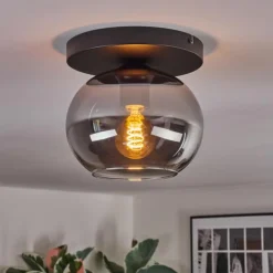 Apedo Plafonnier, Boule lumineuse Fumé, 1 lumière