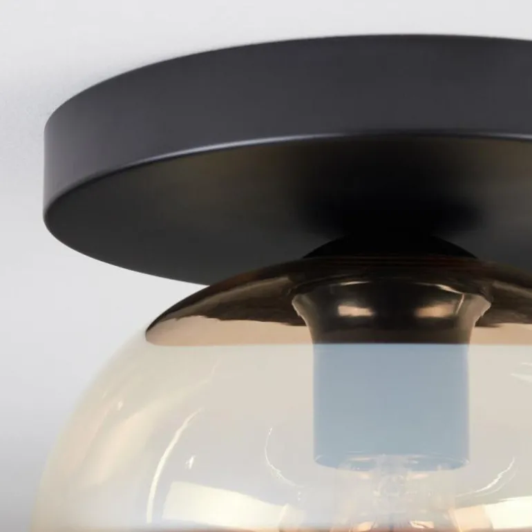 Apedo Plafonnier, Boule lumineuse Ambre, 1 lumière