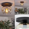 Apedo Plafonnier, Boule lumineuse Ambre, Clair, 1 lumière