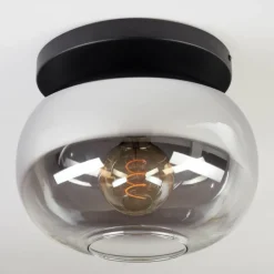 Apedo Plafonnier, Boule lumineuse Clair, Fumé, 1 lumière