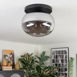 Apedo Plafonnier, Boule lumineuse Fumé, 1 lumière