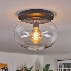 Apedo Plafonnier, Boule lumineuse Clair, 1 lumière