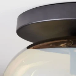 Apedo Plafonnier, Boule lumineuse Ambre, 1 lumière