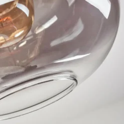 Apedo Plafonnier, Boule lumineuse Clair, Fumé, 1 lumière