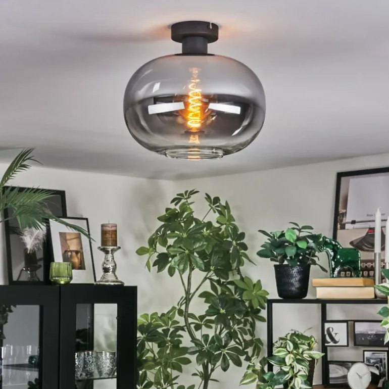 Apedo Plafonnier, Boule lumineuse Clair, Fumé, 1 lumière