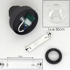 Apedo Plafonnier Clair, 1 lumière