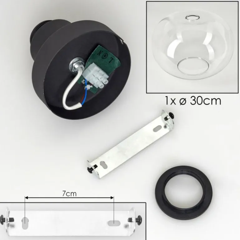 Apedo Plafonnier Clair, 1 lumière