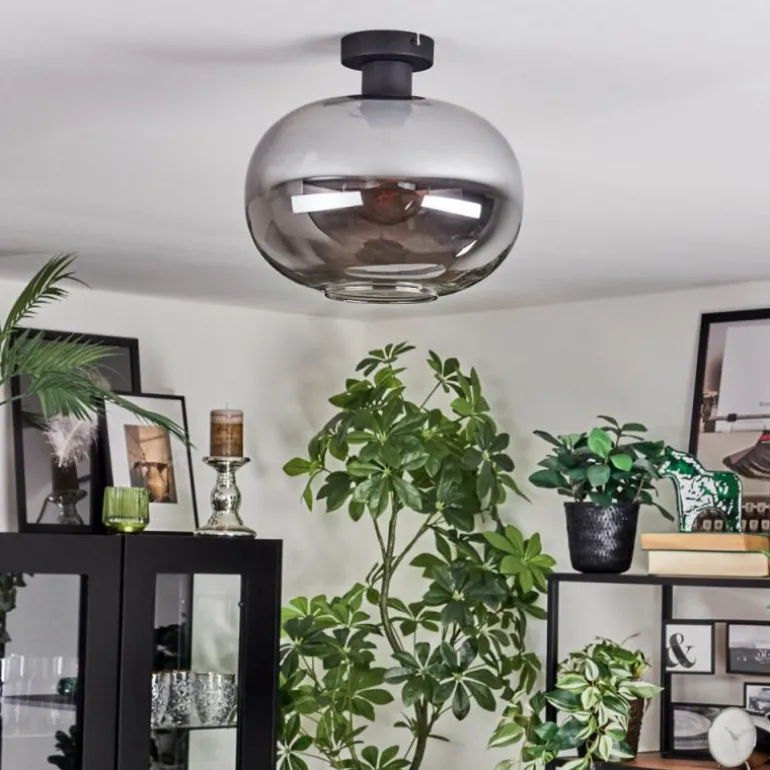 Apedo Plafonnier Fumé, 1 lumière