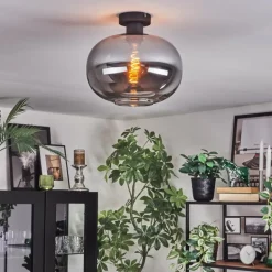 Apedo Plafonnier Fumé, 1 lumière