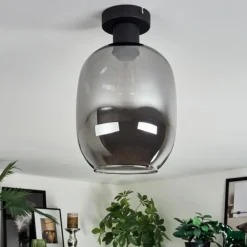 Apedo Plafonnier Fumé, 1 lumière