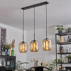 Apedo Suspension Ambre, 3 lumières
