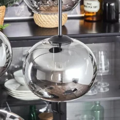 Apedo Suspension, Boule lumineuse, Suspension Fumé, 4 lumières