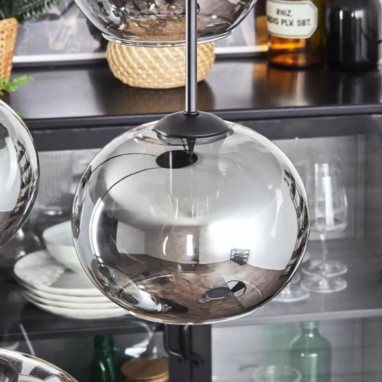 Apedo Suspension, Boule lumineuse, Suspension Fumé, 4 lumières