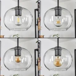 Apedo Suspension, Boule lumineuse, Suspension Clair, 3 lumières