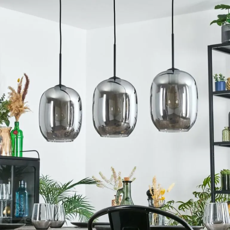 Apedo Suspension Fumé, 3 lumières