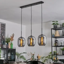 Apedo Suspension Fumé, 3 lumières