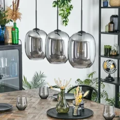 Apedo Suspension Fumé, 3 lumières