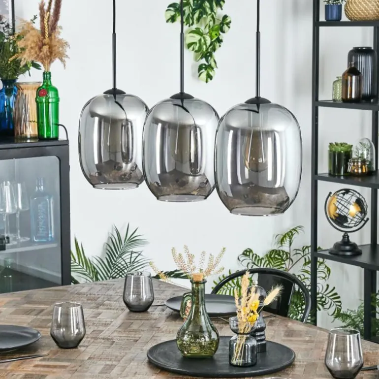 Apedo Suspension Fumé, 3 lumières