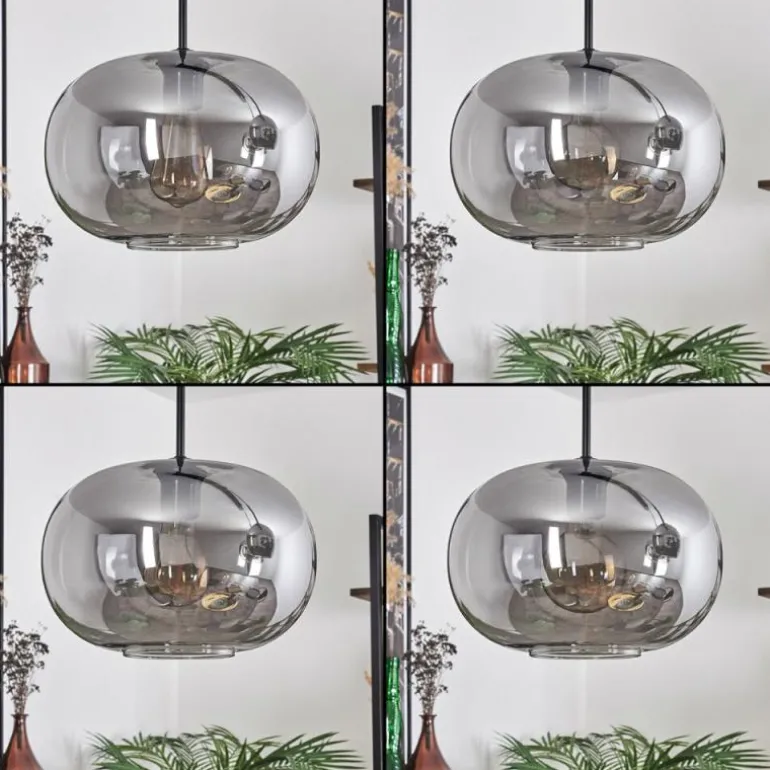 Apedo Suspension Noir, 3 lumières