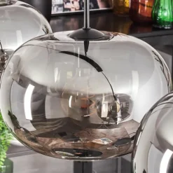 Apedo Suspension Noir, 3 lumières