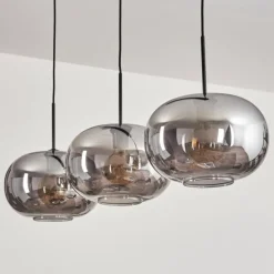 Apedo Suspension Noir, 3 lumières