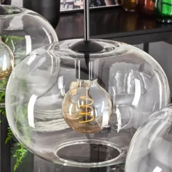 Apedo Suspension Noir, 3 lumières