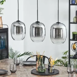 Apedo Suspension, Suspension Clair, Fumé, 3 lumières