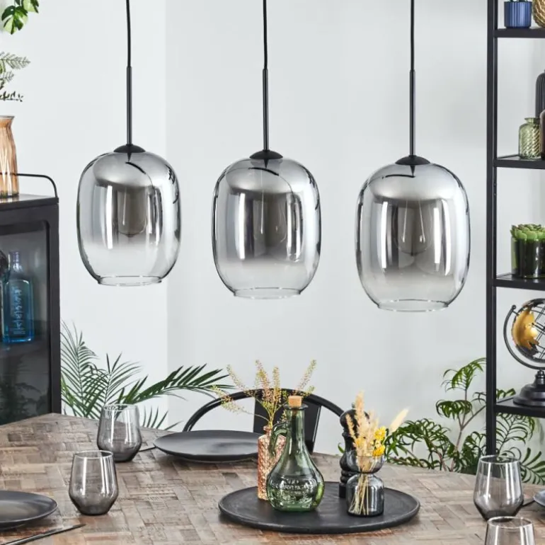 Apedo Suspension, Suspension Clair, Fumé, 3 lumières