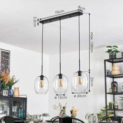 Apedo Suspension, Suspension Clair, 3 lumières