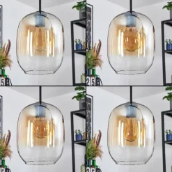 Apedo Suspension, Suspension Ambre, Clair, 3 lumières