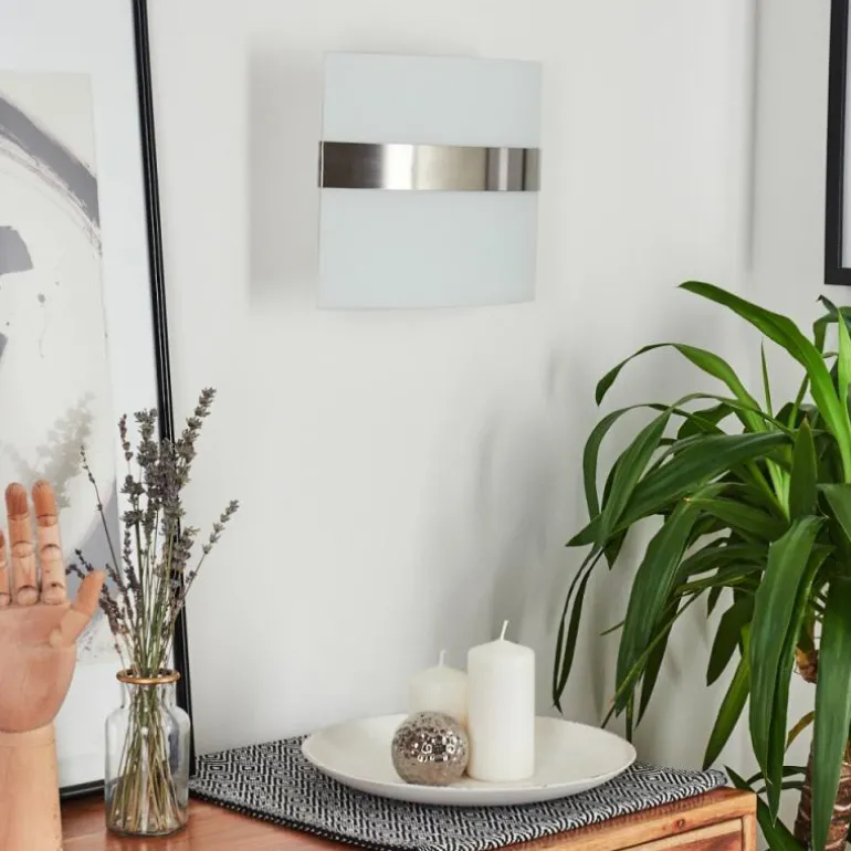 Applique Avellino Chrome, Chrome brossé, 1 lumière