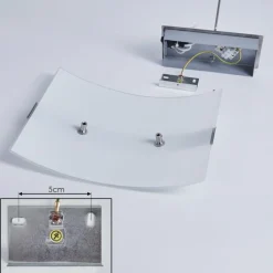 Applique Avellino Chrome, Chrome brossé, 1 lumière