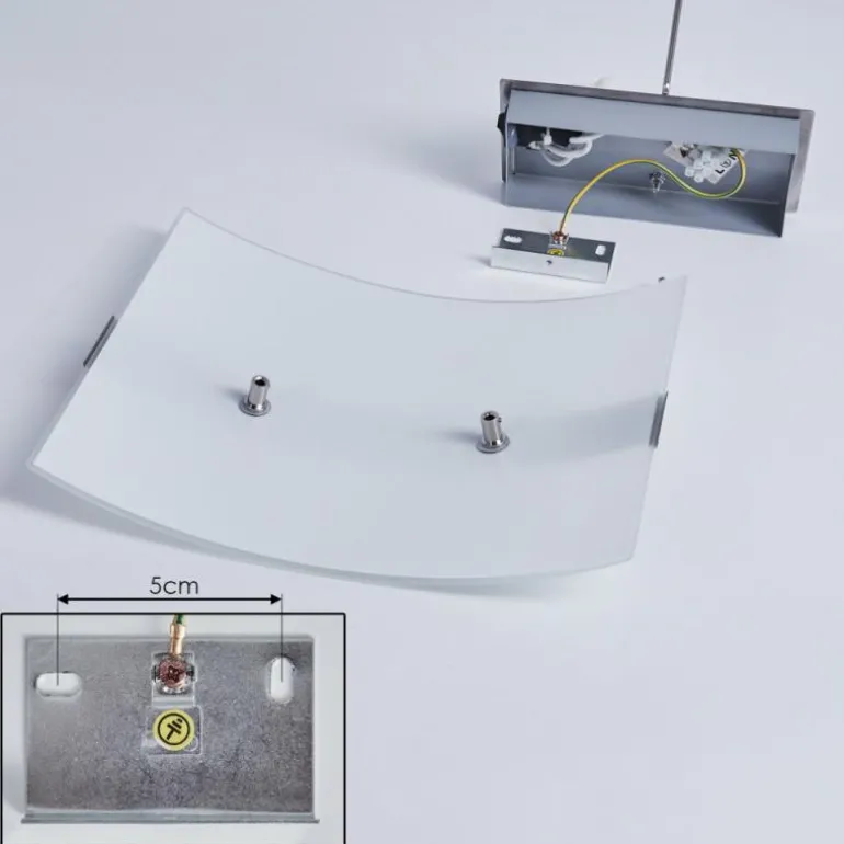 Applique Avellino Chrome, Chrome brossé, 1 lumière