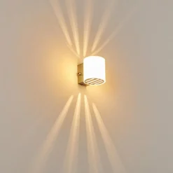 Applique Bamako Nickel mat, 1 lumière