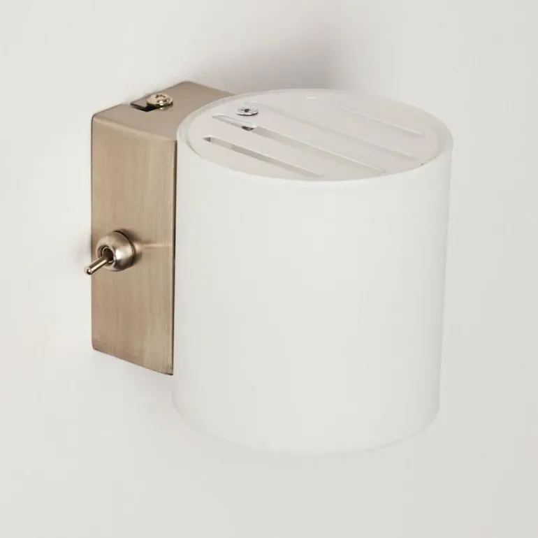 Applique Bamako Nickel mat, 1 lumière