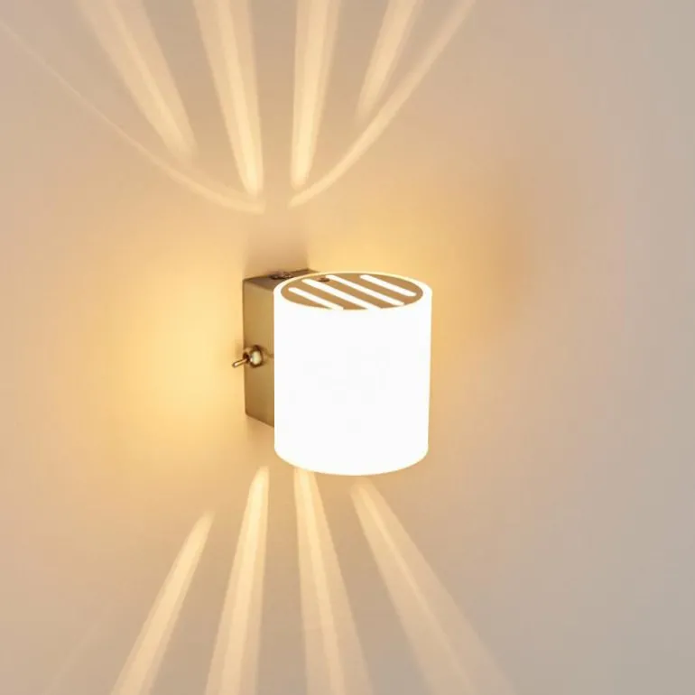 Applique Bamako Nickel mat, 1 lumière