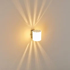 Applique Bamako Nickel mat, 1 lumière