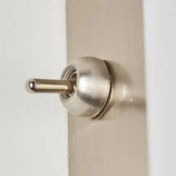 Applique Bamako Nickel mat, 1 lumière