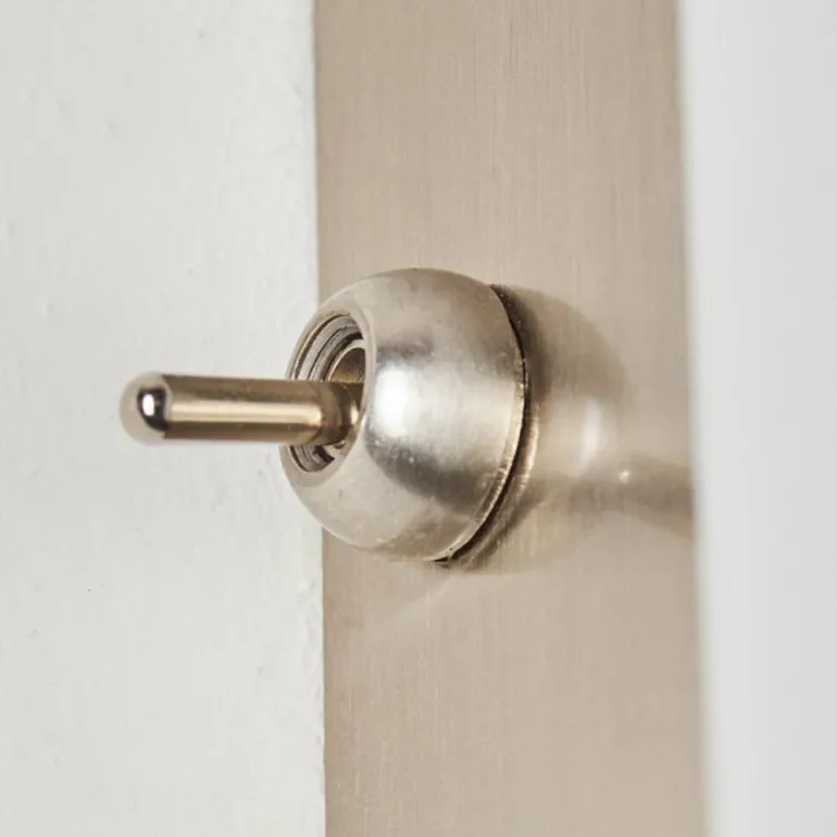 Applique Bamako Nickel mat, 1 lumière